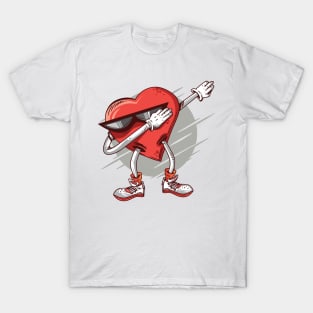 Dabbing Heart T-Shirt